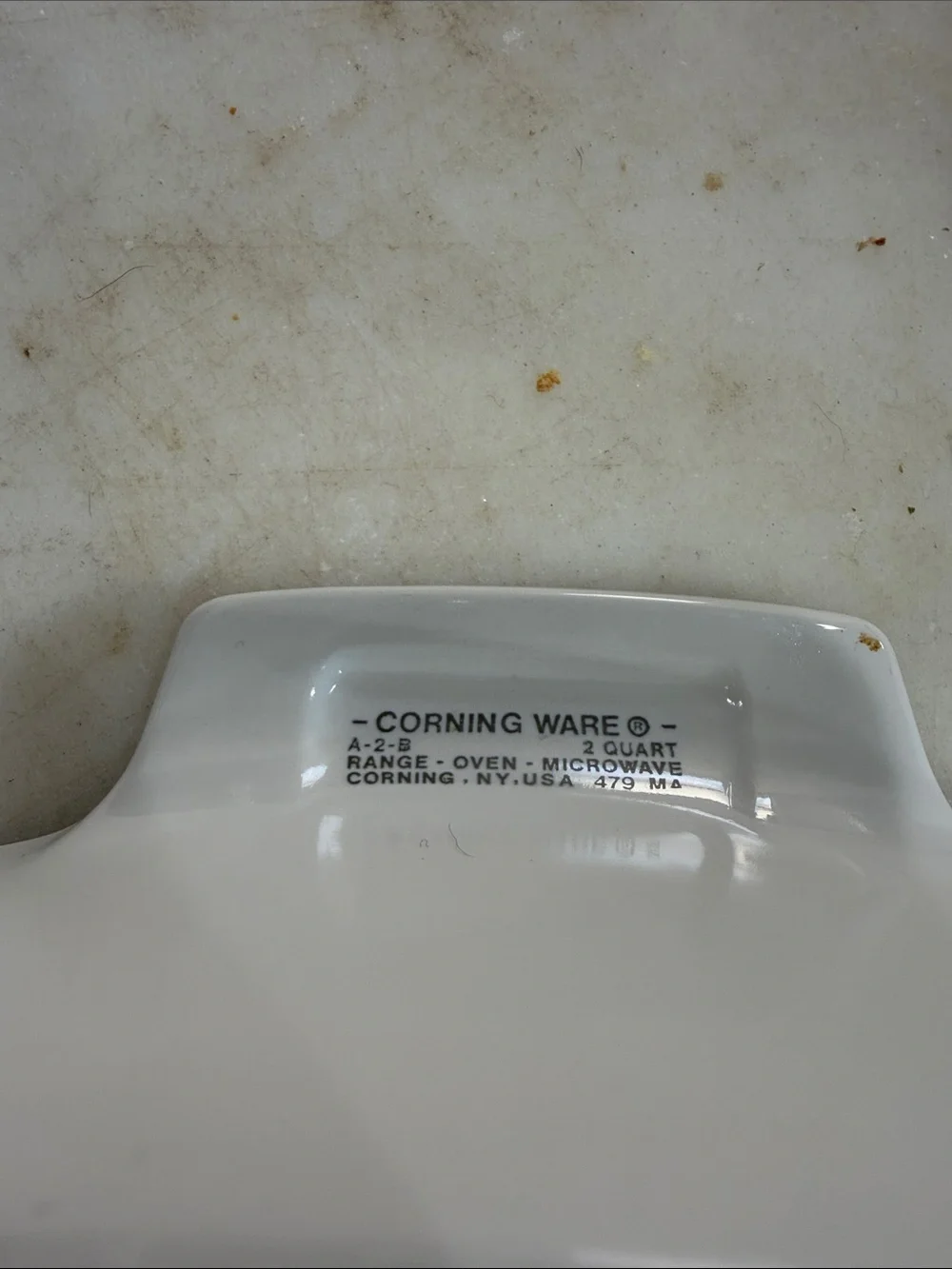 Vintage Floral wildflowers. Both 2 qt. No lids. Corningware.